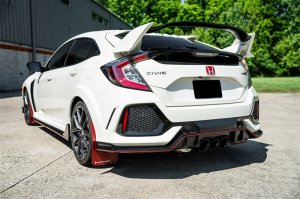 Honda Civic Type R Performance Exhaust - Rear - CORSA Performance - Xtreme Cat-Back Tri Rear Exit with 4.5in Black Pro-Series Tips - Black - `17-`21